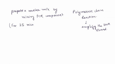 questions-the-pcr-reactions-consist-of-primers-cell-suspension-and-pcr-master-mix-at-a-final-volume-of-50-pl-the-master-mix-contains-pcr-buffer-dntps-taq-polymerase-and-water-each-of-the-50-65933