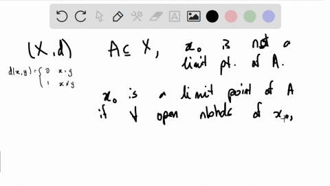 let-x-be-a-set-and-let-d-be-the-discrete-metric-on-x-show-that-no-subset-of-x-has-a-limit-point-10654