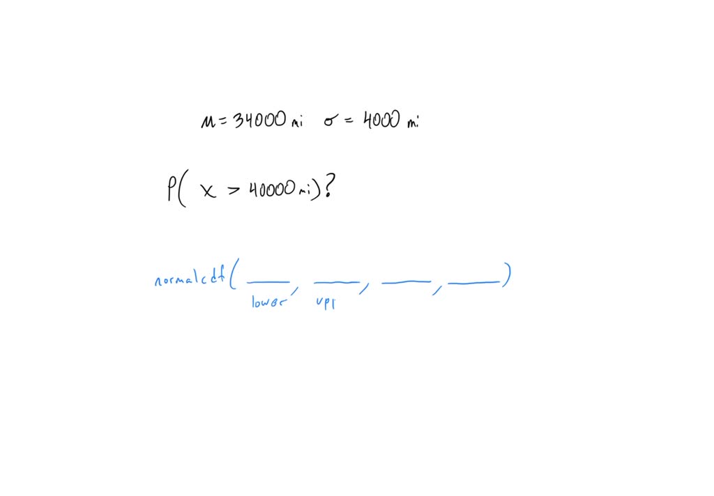 The life expectancy of a certain tire is a normal distribution with the