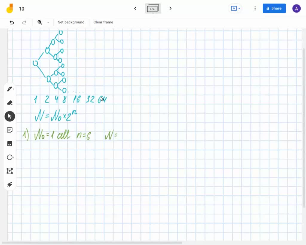 SOLVED: Ifyou start with 2 cells; how many cells will be present after ...