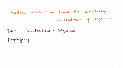 what-modern-method-of-study-can-trace-the-evolutionary-relatedness-of-organisms-by-comparing-the-nucleotide-sequences-on-dna-25364