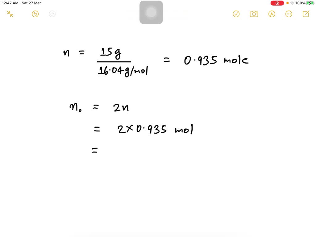 SOLVED Methane burns in oxygen to produce CO2 and H2O. CH4(g) + 2 O2(g