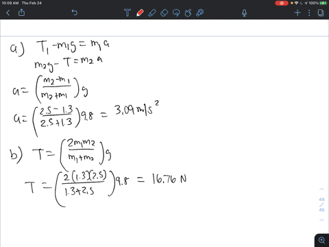 the-figure-shows-two-blocks-connected-by-a-cord-of-negligible-mass-that-passes-over-a-frictionless-pulley-also-of-negligible-mass-the-arrangement-is-known-as-atwoods-machine-block-1-has-mass-94762