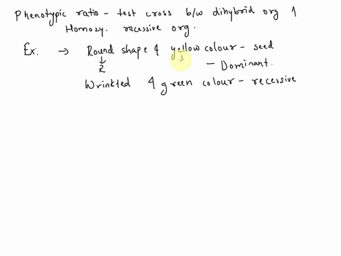 what-phenotypic-ratio-would-you-expect-as-a-result-of-a-test-cross-between-a-dihybrid-organism-and-one-that-is-homozygous-recessive-for-alleles-at-two-independent-loci-79438