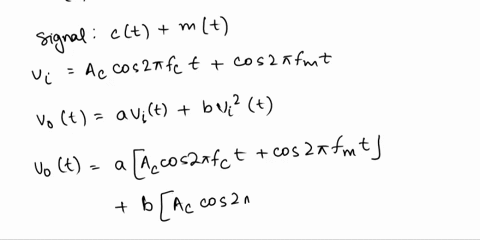 let-ct-accos2fct-and-mt-cos2fmt-it-is-given-that-fc5fm-the-signal-ctmt-is-applied-to-the-input-of-a-non-linear-device-whose-output-v0t-is-related-to-input-vit-as-v0ta-vit-b-vi-n-t-where-a-an-85236