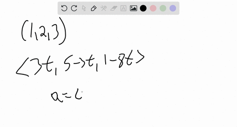 find-the-linear-equation-of-the-plane-through-the-point-123-and-contains-the-line-represented-by-the-vector-equation-rt3t53t18t-87624