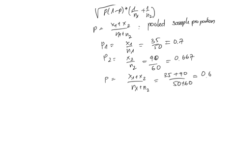 find-the-test-statistic-z-to-test-the-hypothesis-that-p1p2-use-005-the-sample-statistics-listed-below-are-from-independent-samples-round-to-three-decimal-places-as-needed-sample-statistics-n-91293