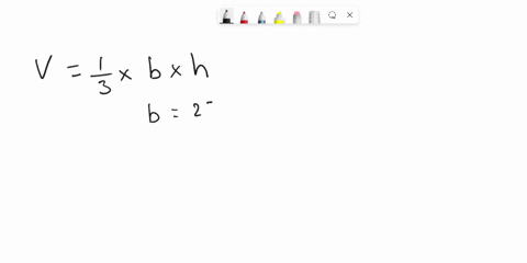 find-a-volume-of-the-given-pyramid-which-has-a-square-base-of-area-25-and-height-4-19841