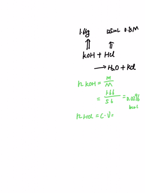 in-a-coffee-cup-calorimeter-166-g-koh-is-added-to-125-ml-of-080-m-hcl-the-following-reaction-occurs-kohs-hclaq-h2ol-kclaq-due-to-the-reaction-the-temperature-of-the-solution-changes-from-357-24956