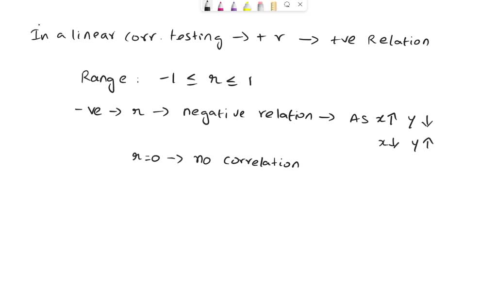 SOLVED: True or False: In a linear correlation testing, any positive ...