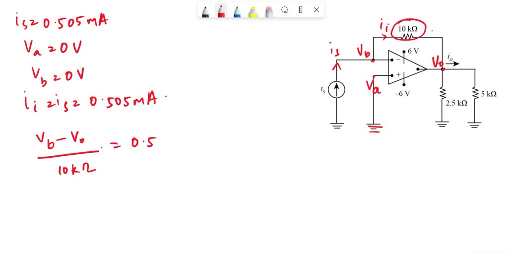 SOLVED: Find vo and io in the circuit of Figure1. Assume that the op ...