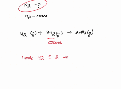 using-the-haber-process-represented-by-the-balanced-chemical-equation-below-296-l-of-ammonia-are-made-how-many-litres-of-nitrogen-were-needed-assuming-excess-of-hydrogen-was-present-to-make-86118