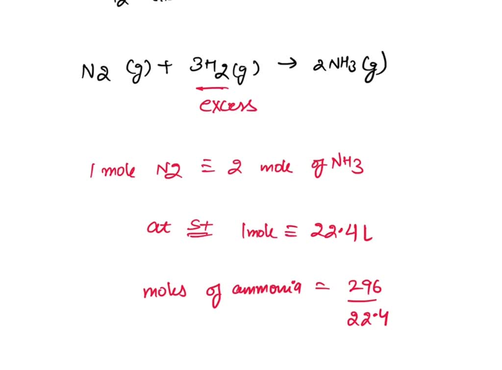 SOLVED The reaction chamber in a modified Haber process for making
