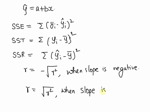 5-13-20-26-23-yi-18-the-estimated-regression-equation-for-these-data-is-76-92-compute-sse-sst-and-ssr-to-decimal-sse-sst-ssr-what-percentage-of-the-total-sum-of-squares-can-be-accounted-for-53913