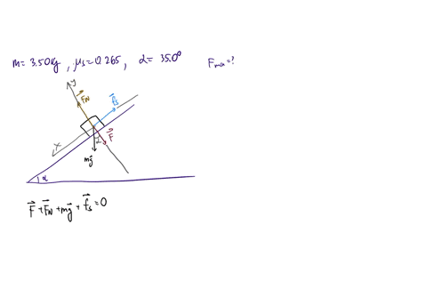 the-figure-below-shows-crate-with-mass-of-m-50-kg-on-surface-inclined-at-an-angle-of-3500-the-coefficlent-of-static-friction-between-the-crate-and-the-surface-265-find-the-minimum-magnitudc-88302