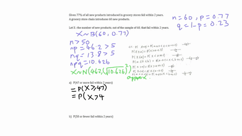 in-the-following-problem-check-that-it-is-appropriate-to-use-the-normal-approximation-to-the-binomial-then-use-the-normal-distribution-to-estimate-the-requested-probabilities-it-is-known-tha-75751