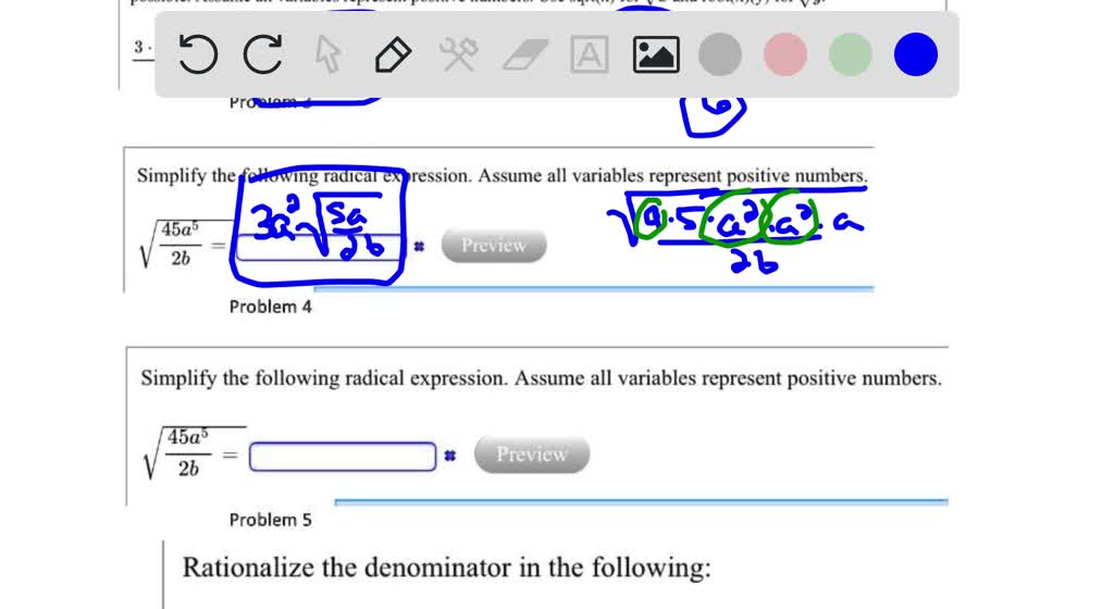 SOLVED Problem Assume All Variables Are Positive And Find The
