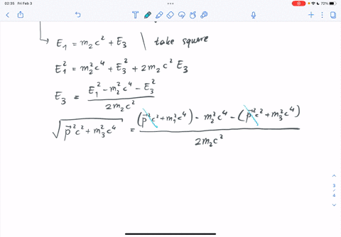 about-the-velocity-of-a-just-before-the-decay-b-derive-an-expression-for-the-mass-ma-of-ain-terms-of-mb-and-p-227-a-lambda-particle-a-decays-into-proton-and-a-pion-4-p-tand-it-is-observed-th-88183