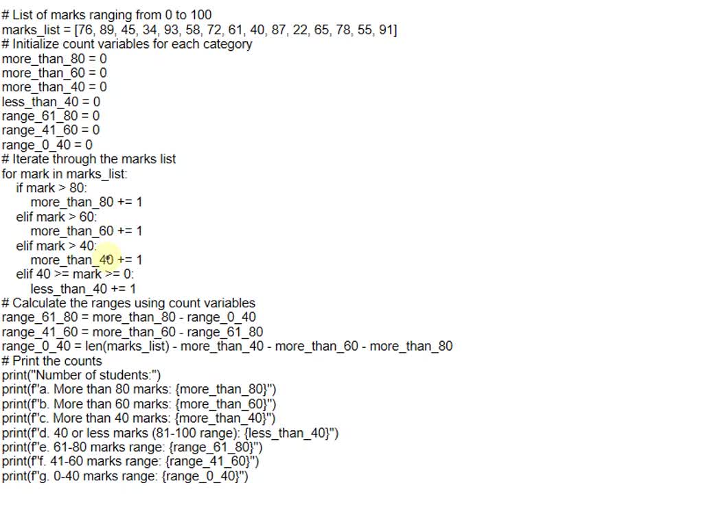 SOLVED: Which Of The Following Program Loops Requires An Accumulator? A ...