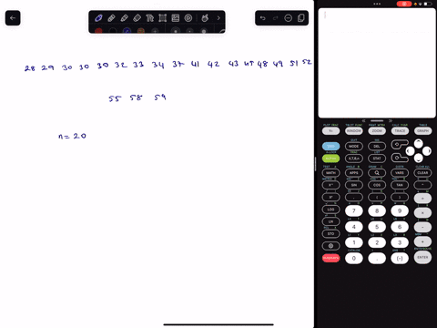 find-the-mean-median-and-mode-of-the-following-data-if-necessary-round-to-one-more-decimal-place-than-the-largest-number-of-decimal-places-given-in-the-data30-52-30-33-32-34-29-45-43-30-58-42-55-48-37