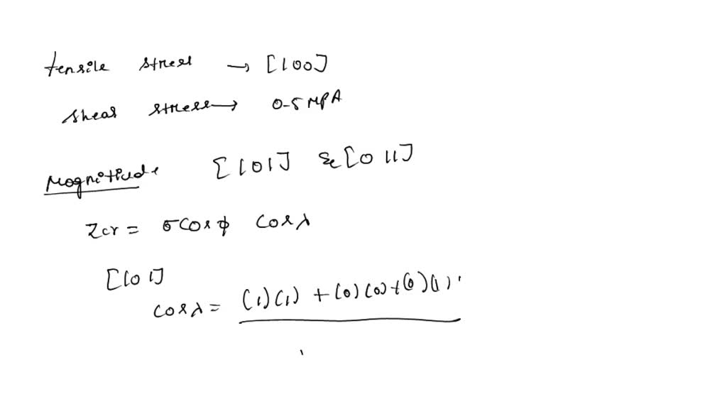 SOLVED A single crystal of a metal that has the FCC crystal structure