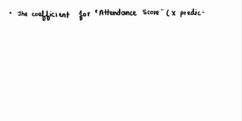 the-following-excel-tables-were-obtained-from-data-comparing-attendance-score-to-score-on-an-exam-for-a-sample-of-22-students-in-a-statistics-for-business-and-economics-course-score-on-an-ex-31842
