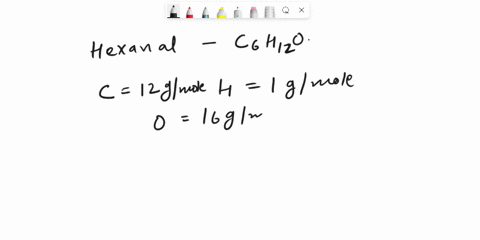 what-is-the-mass-percent-of-hydrogen-in-hexanal-51633