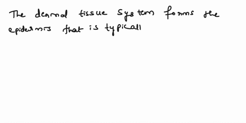 the-____________-tissue-system-forms-the-epidermis-that-is-typically-____________-thick-and-forms-a-protective-covering-for-the-plant-body-11783