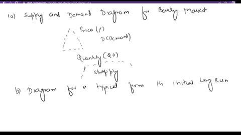 question-1-1a-consider-the-perfectly-compotitive-barley-industry-it-is-initially-in-long-run-equilibrium-at-quantity-and-price-draw-a-supply-and-demand-diagram-for-the-barley-market-showing-the-initia