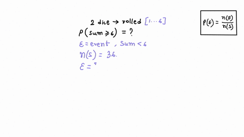 two-dice-are-rolled-at-one-time-what-is-the-probability-of-getting-a-sum-greater-than-or-equal-to-6-94881