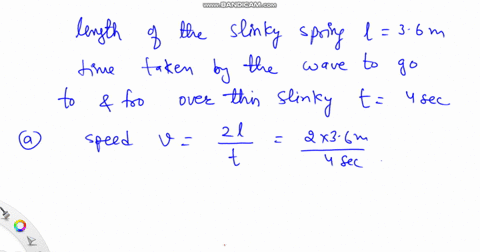 wave-traveling-on-a-slinky-that-is-stretched-to-36-m-takes-4-to-travel-the-length-of-che-slinky-and-back-again-what-is-the-speed-of-the-wave-ms-b-using-the-same-slinky-stretched-to-the-same-78792