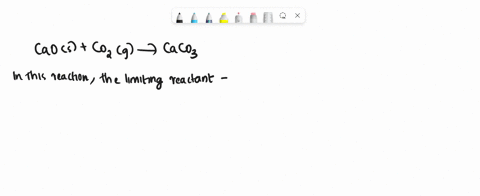 calcium-oxide-lime-reacts-with-carbon-dioxide-to-form-calcium-carbonate-chalk-caos-co2g-caco3s-h-1784-kj-how-many-kilojoules-of-heat-are-evolved-in-the-reaction-of-0500-kg-caos-molar-mass-56-25158