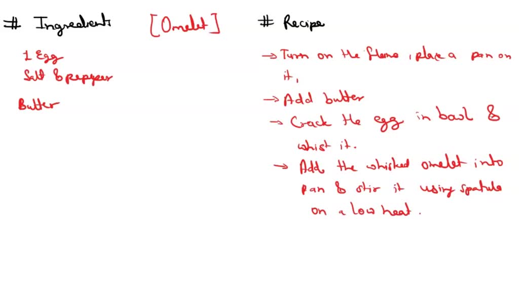 solved-write-five-ingredients-used-to-prepare-food-items-and-their-sources