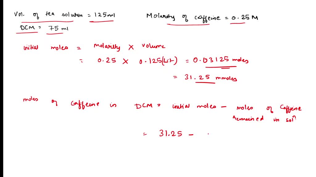 SOLVED Calculate the Yield in each of the extractions.[ Yield