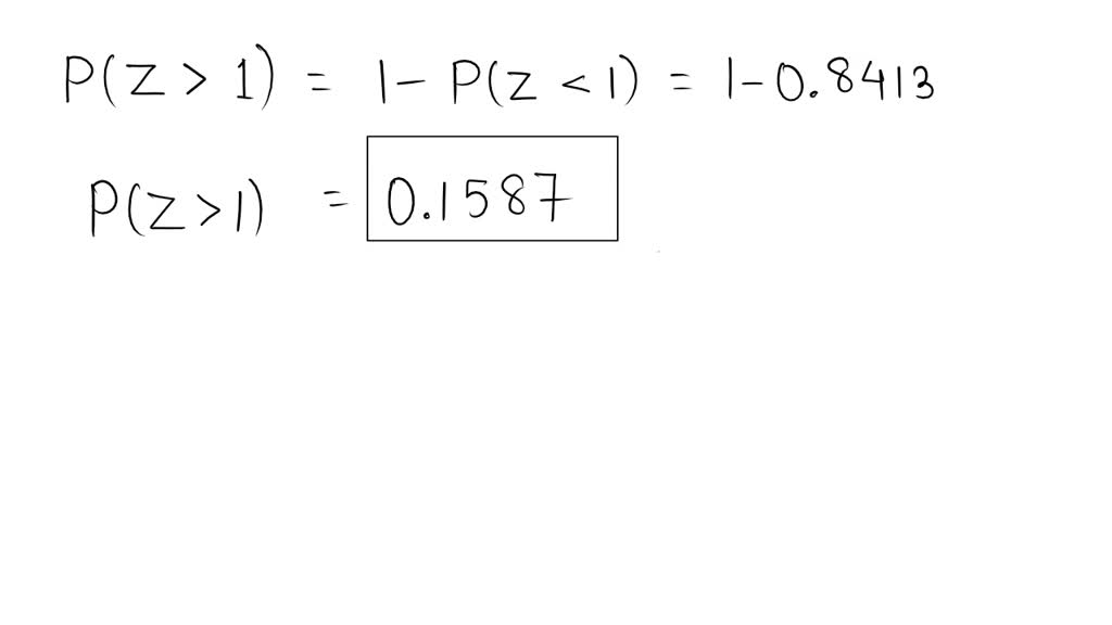 Solved 1 Using The Standard Normal Distribution Find The Following And Sketch A Graph Of The 7188