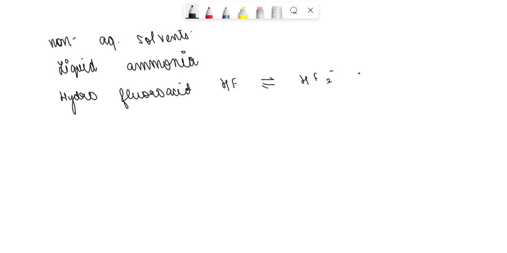 SOLVED (a) Give four examples of nonaqueous solvents commonly used in