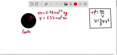 the-mass-of-the-earth-is-598-x-1024-kg-and-its-radius-is-637-x-106-m-calculate-its-density-in-kgm3-16405