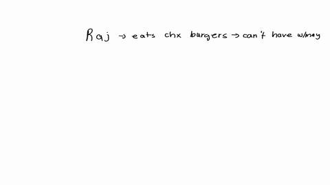 raj-loves-eating-chicken-burgers-however-he-cannot-have-it-in-combination-with-mayonnaise-because-he-feels-nauseated-by-mayonnaise-nowadays-even-when-raj-is-offered-a-chicken-burger-without-93043