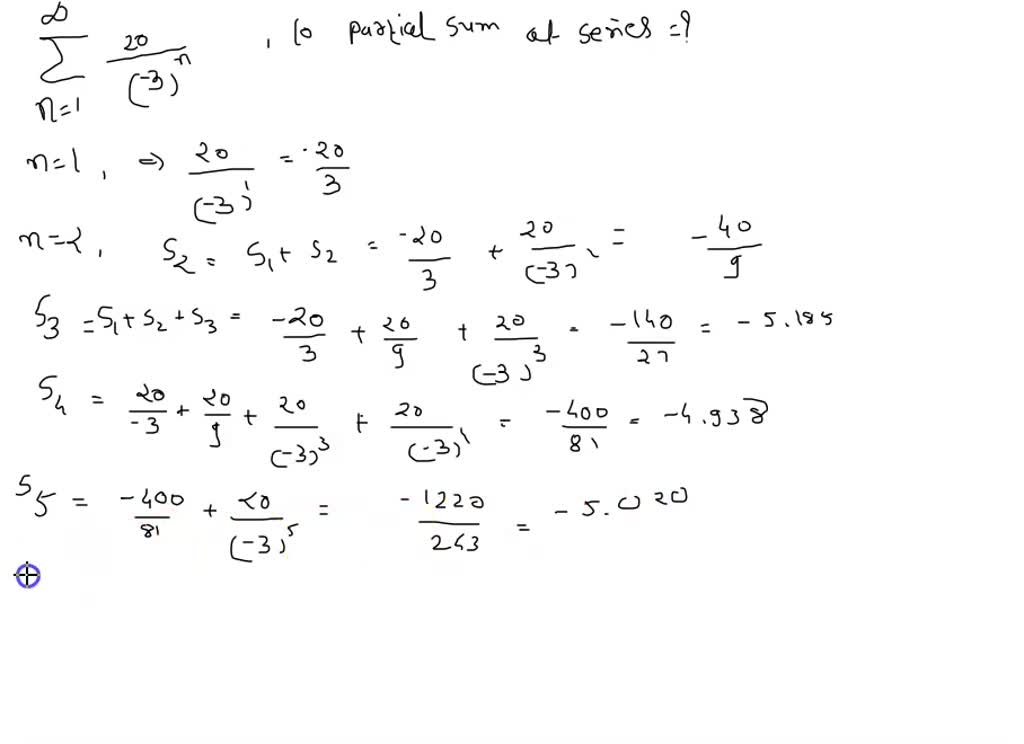 solved-find-the-first-partial-sums-the-series-round-vour-answers-fve