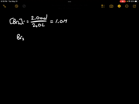 20-moles-of-br2-is-placed-in-a-20-l-flask-at-1756-k-a-temperature-by-which-the-br2-molecules-dissociate-into-br-atoms-br2-g-2br-g-calculate-the-value-of-kc-for-the-reaction-fill-out-an-ice-t-77495