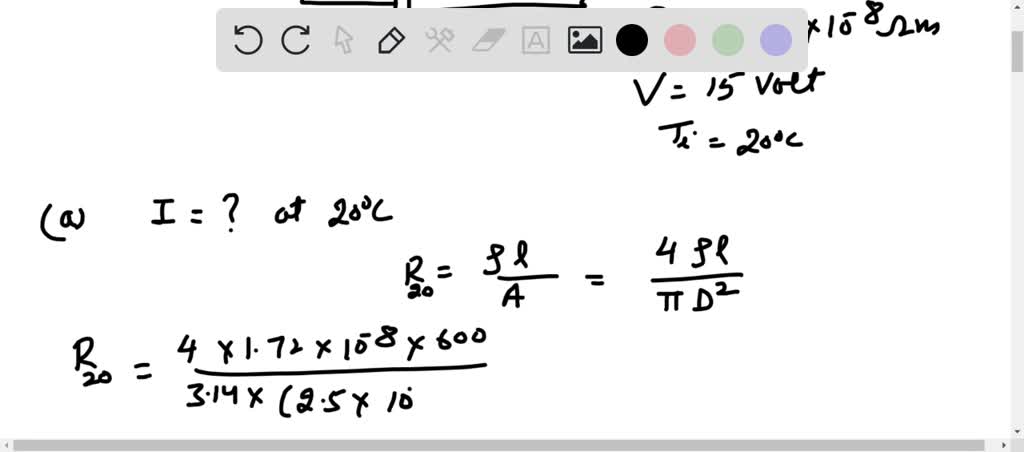 SOLVED: 1. Determine the maximum capacity of the wire: What is the ...