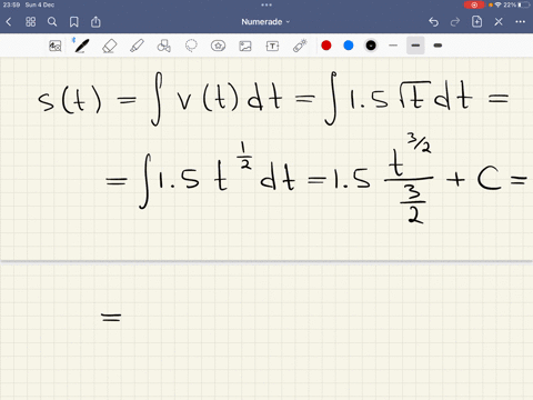 a-particle-is-moving-with-the-given-data-find-the-position-of-the-particle-vt-15-sqrt-t-s25-134-st-87118
