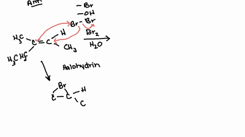 the-major-product-of-this-reaction-exists-as-two-stereoisomers-draw-both-isomers_-show-all-hydrogen-atoms-in-the-structures-use-wedge-and-dash-bonds-to-indicate-the-stereochemistry-you-can-q-76743