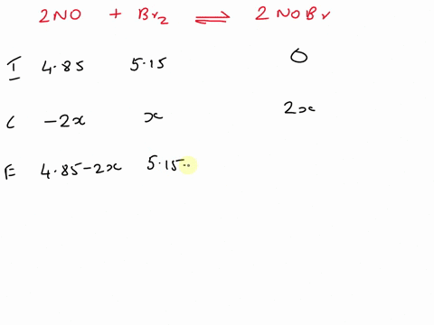 for-thereactionin-a-sealed-container-ata-constant-temperature-2nog-brzg-2nobrg-theinitial-concentrations-are-485-m-no515-mbrzandno-nobr-atequilibrium-nobr-295m-ist-attempt-calculate-the-valu-26705