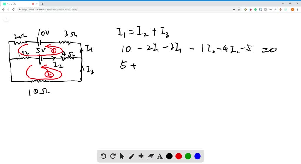 SOLVED: In The Circuit Shown In Fig. E26.28, Find (a) The Current In ...