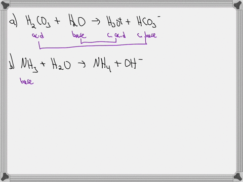 for-each-of-the-following-write-the-hydrolysis-reaction-with-water-identify-the-bronsted-lowry-acid-and-base-and-identify-the-conjugate-acidbase-pairs-hzco-h2co3-h2o-b-nh-nh3-h2o-nh4-oh-nh4-84826