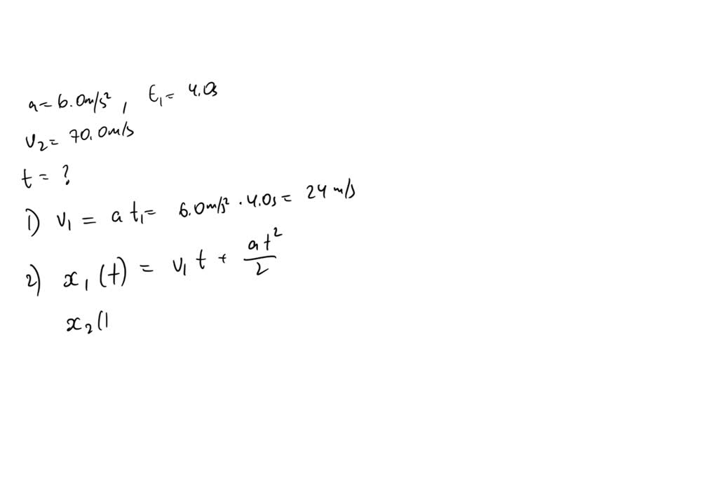 SOLVED A race driver has made pit stop to refuel. After refueling he starts from rest and