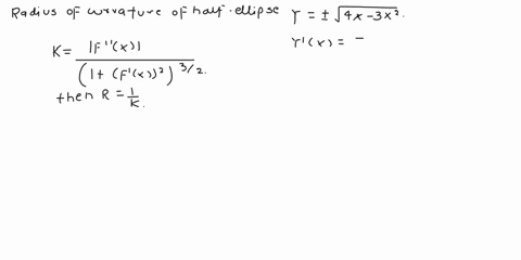 the-figure-shows-the-graph-of-the-half-ellipse-y-4x-3x2-find-the-radius-of-curvature-at-the-origin-use-symbolic-notation-and-fractions-where-needed-68774