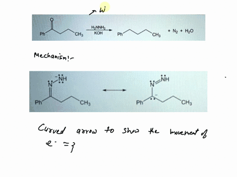 hnnhz-koh-hzo-ch3-ch-the-wolff-kishner-reaction-involves-the-reaction-ofan-akkchyde-ketone-with-hydrazine-in-the-presence-of-koh-the-process-iscful-for-converting-tn-aldchyde-ketonc-inio-hla-72107