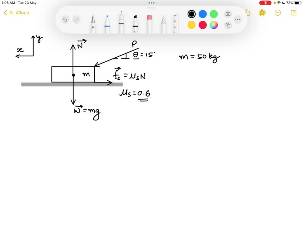 SOLVED Question 1) The system shown is in equilibrium. If the weight